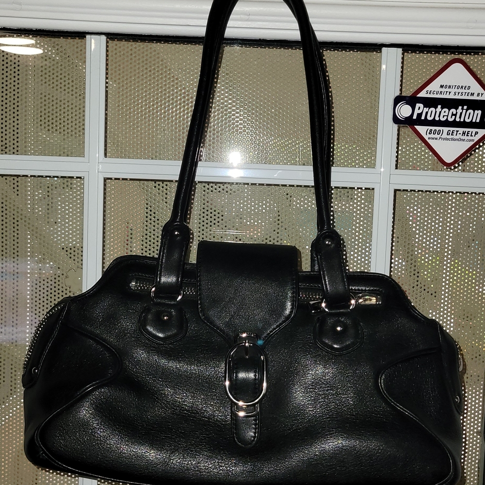 Cole Haan Black Leather Shoulder Bag